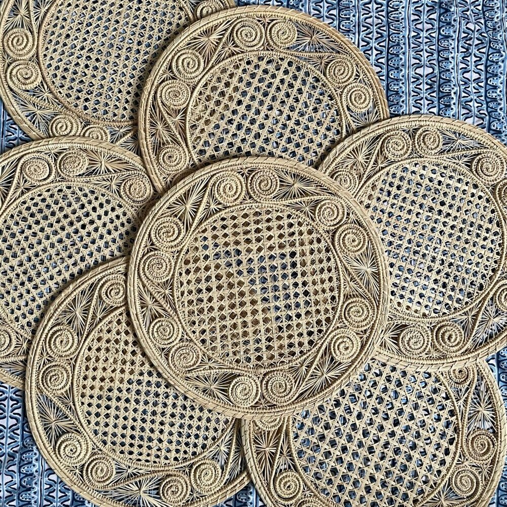 Beautiful Woven Placemat Set of Four